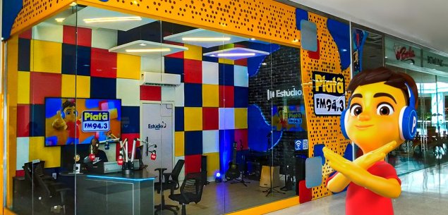 Nota: Rádio lança estúdio fixo no Shopping Bela Vista