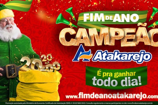 Campanha de fim de ano do Atakarejo sorteia milhares de prêmios